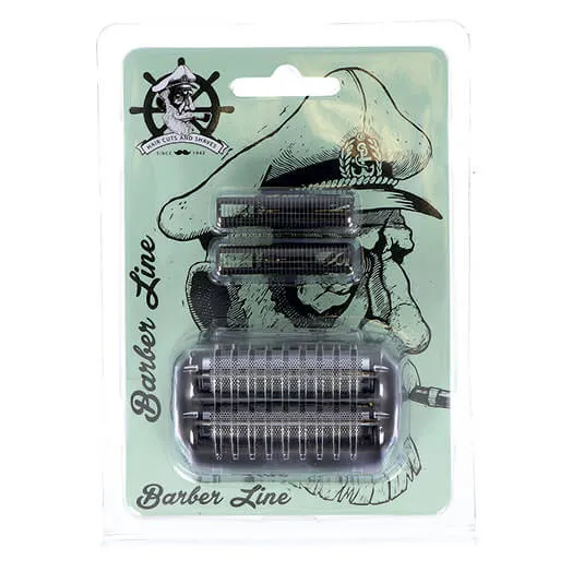 CABEZAL COMPLETO CON CUCHILLA NEGRO - BARBER LINE