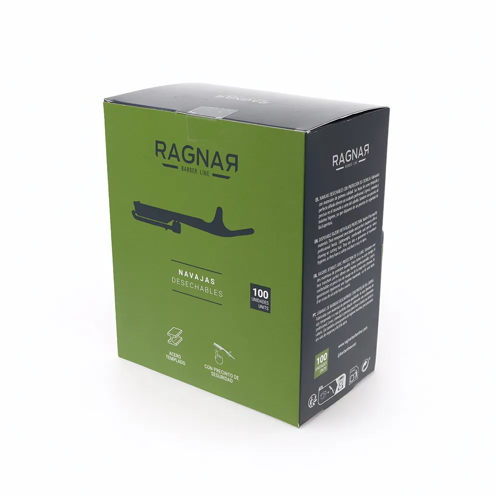 [01951] CAJA 100 NAVAJAS AFEITAR DESECHABLES - RAGNAR