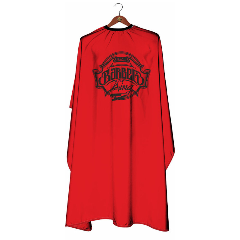 CAPA CORTE BARBER KING ROJA ESCUDO - INPHINITA