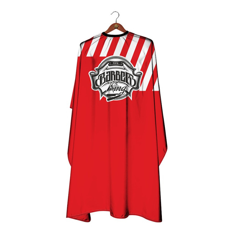 CAPA CORTE BARBER KING ROJA RAYADA - INPHINITA