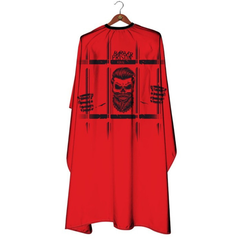 CAPA CORTE BARBER PRISON ROJA - INPHINITA