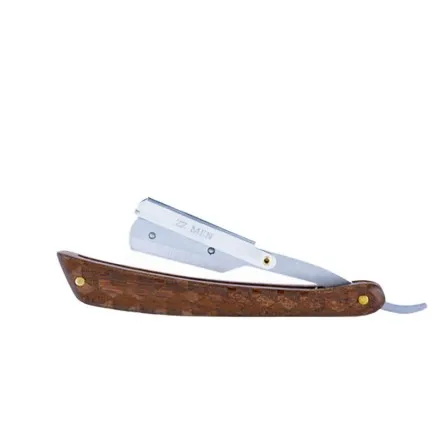 [25672] NAVAJA CORTE ARTISAN GRAPHIC MANGO MADERA MARRÓN  - ZZ MEN