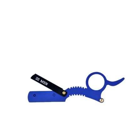 [25678] NAVAJA CORTE RAZOR SCISSORS BLUE - ZZ MEN