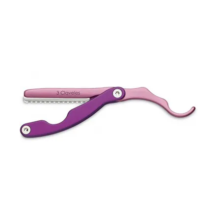 [38030] NAVAJA HOJA INTERCAMBIABLE ROSA - 3 CLAVELES