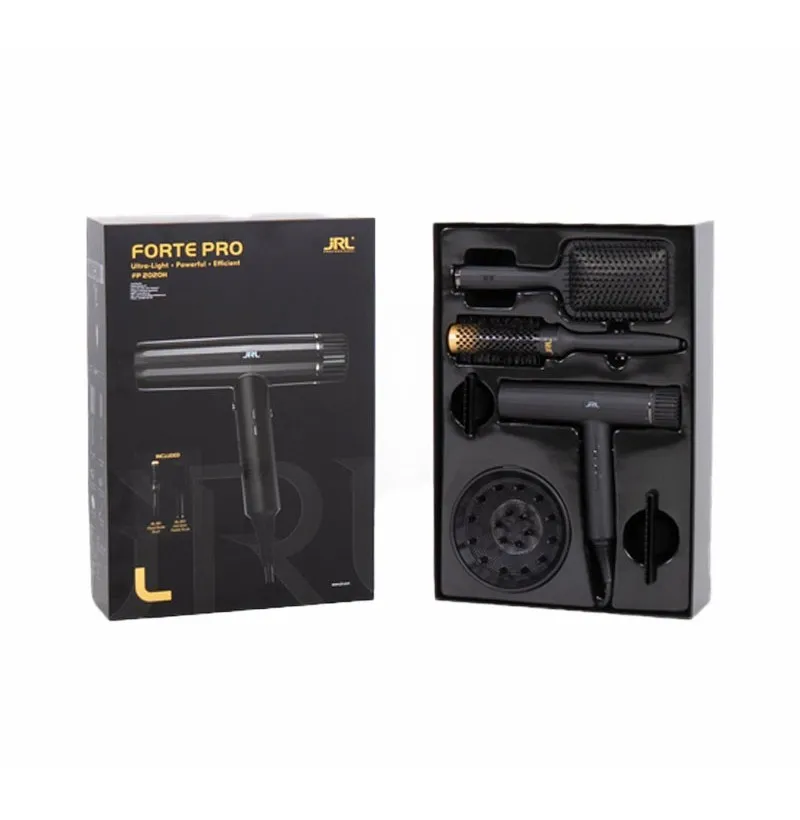 [35515] PACK FORTE PRO+CERAMIV ROUND BRUSH+ANTI-STAIC PADDEL BRUSH - JRL