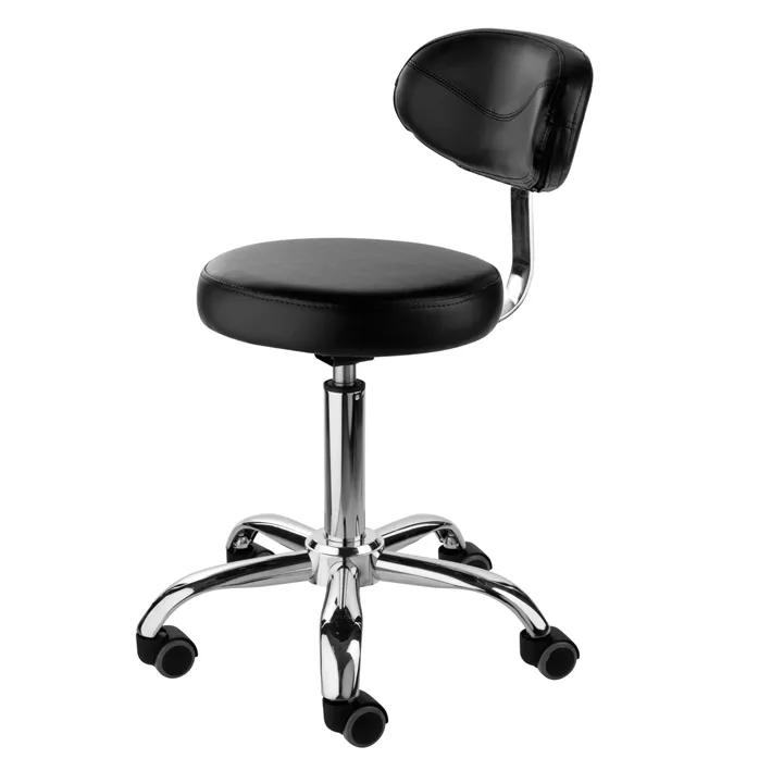 [03937/50] SILLA NEGRA CON RESPALDO Y REGULACION - EUROSTIL