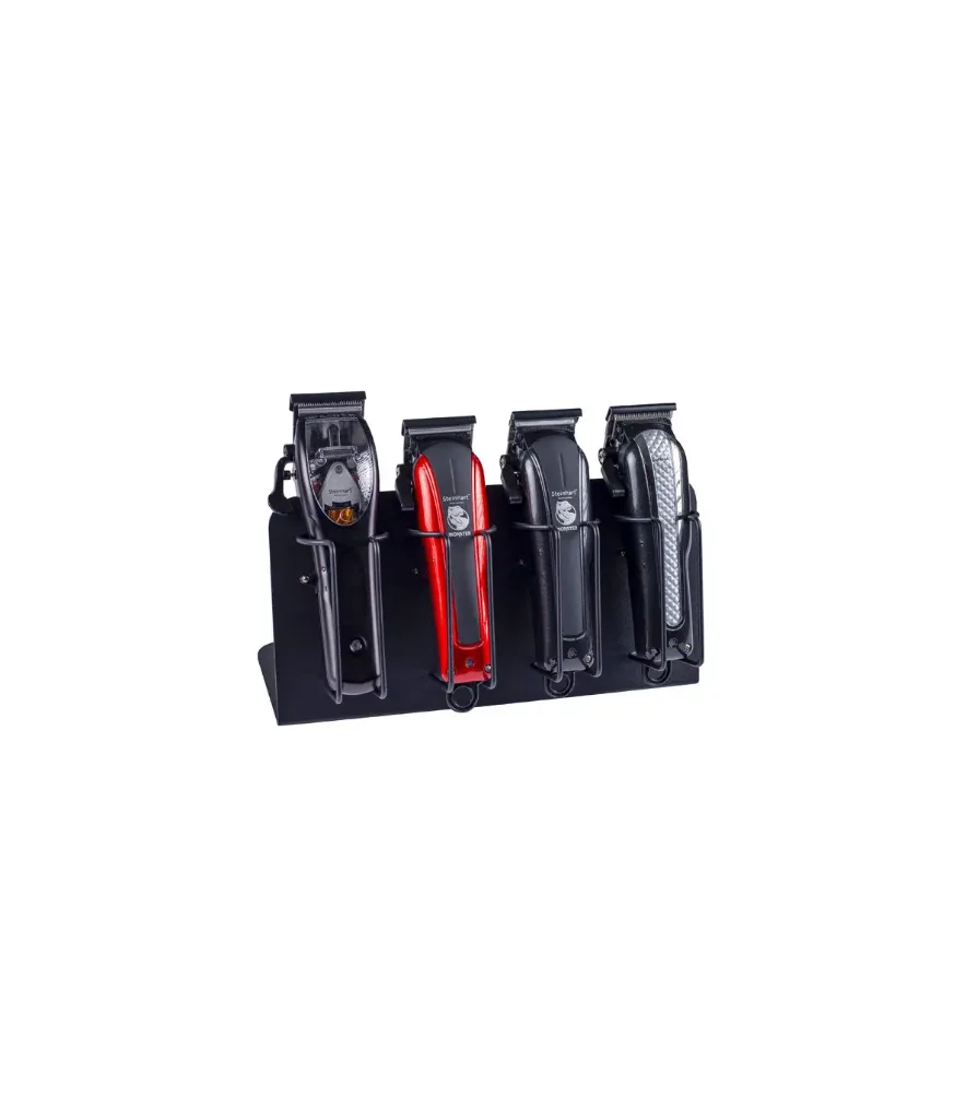 [M3550HOLDER] SOPORTE METÁLICO NEGRO PARA 4 MÁQUINAS - STEINHART