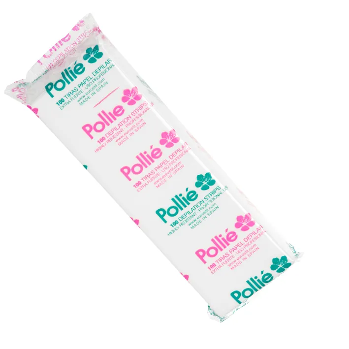 100 TIRAS PAPEL DEPILAR EXTRA FUERTE - POLLIE