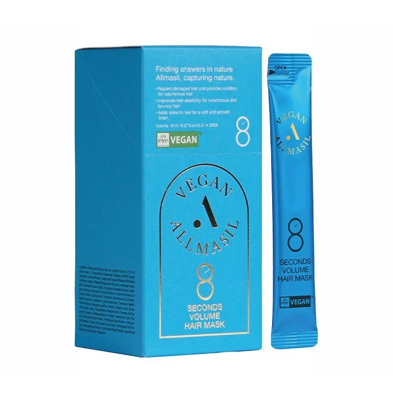 [46590] 8 SECONDS VOLUME HAIR MASK STICK POUCH 20X8ML-ALL MASIL