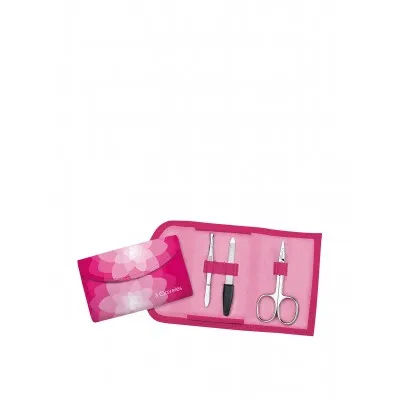 [019118] ESTUCHE MANUCURA - 3 CLAVELES