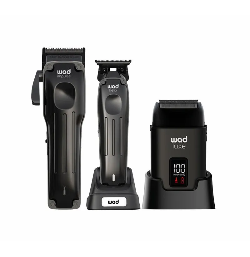 PACK MÁQUINAS DE BARBERIA (IMPULSE - HELIX - LUXE) - WAD