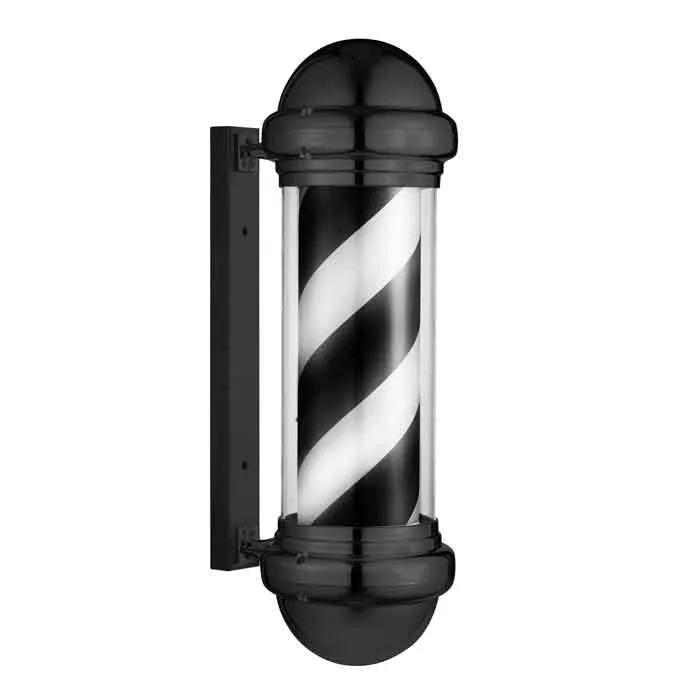 [09045/50] POLO BARBER CROMADO NEGRO RAYAS BLANCO-NEGRO