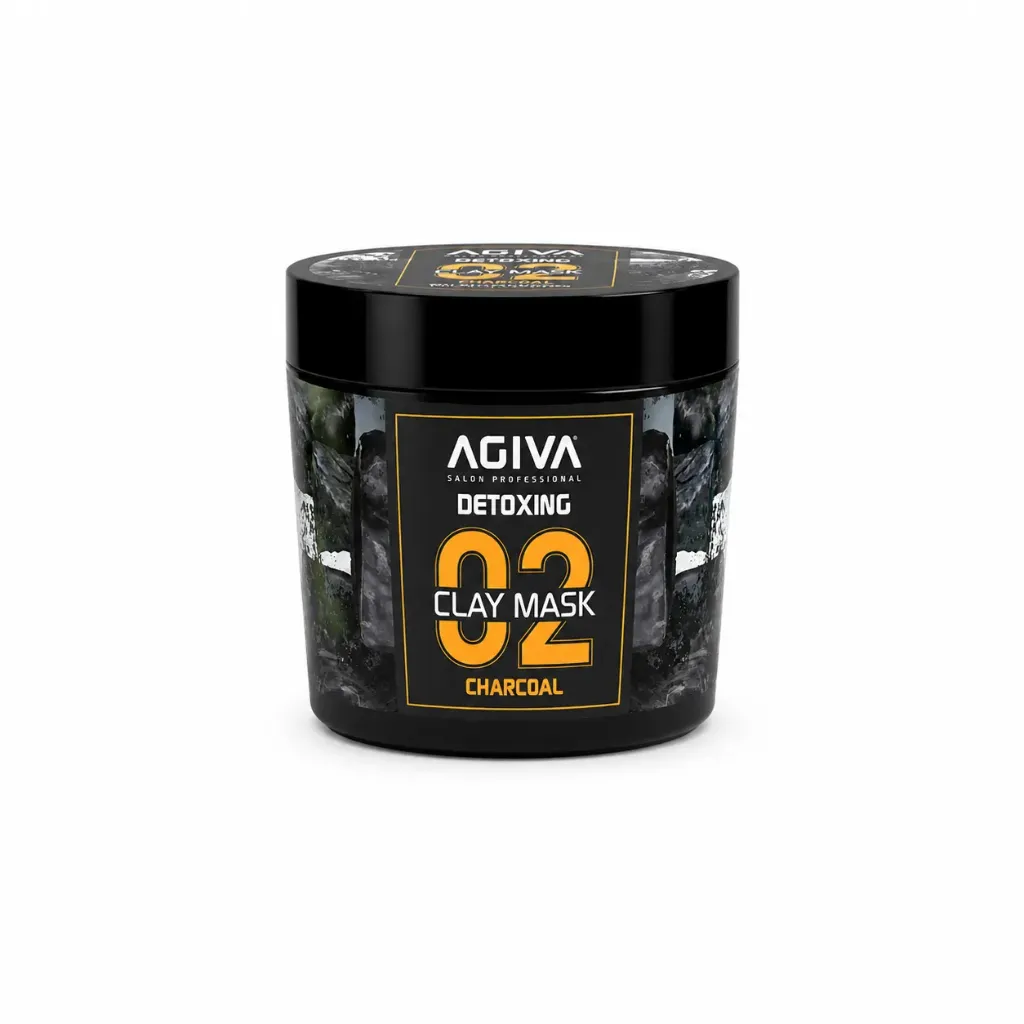 MASCARILLA DE ARCILLA DETOX CON CARBÓN 02 300ML - AGIVA