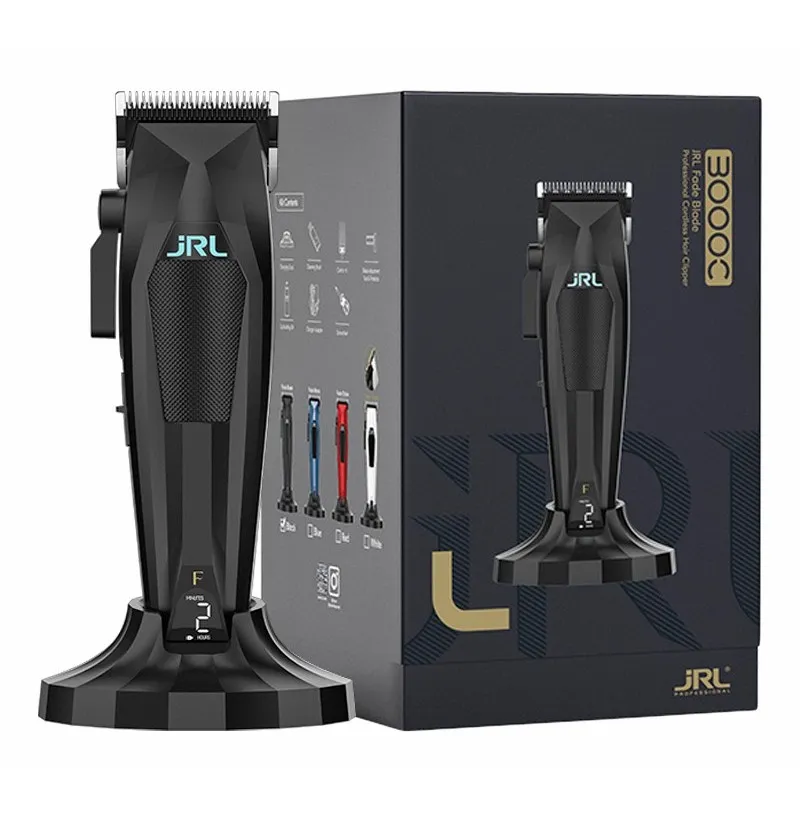 CLIPPER NEGRA CON CUCHILLA FADE 3000CB-F - JRL