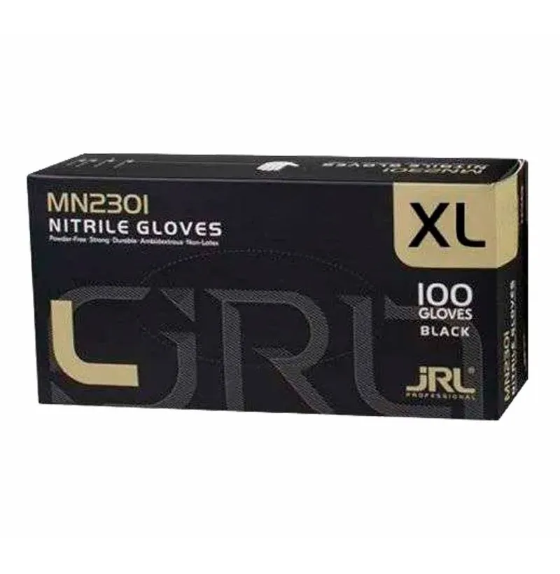 [47141] GUANTES NITRILO NEGROS TALLA XL - JRL