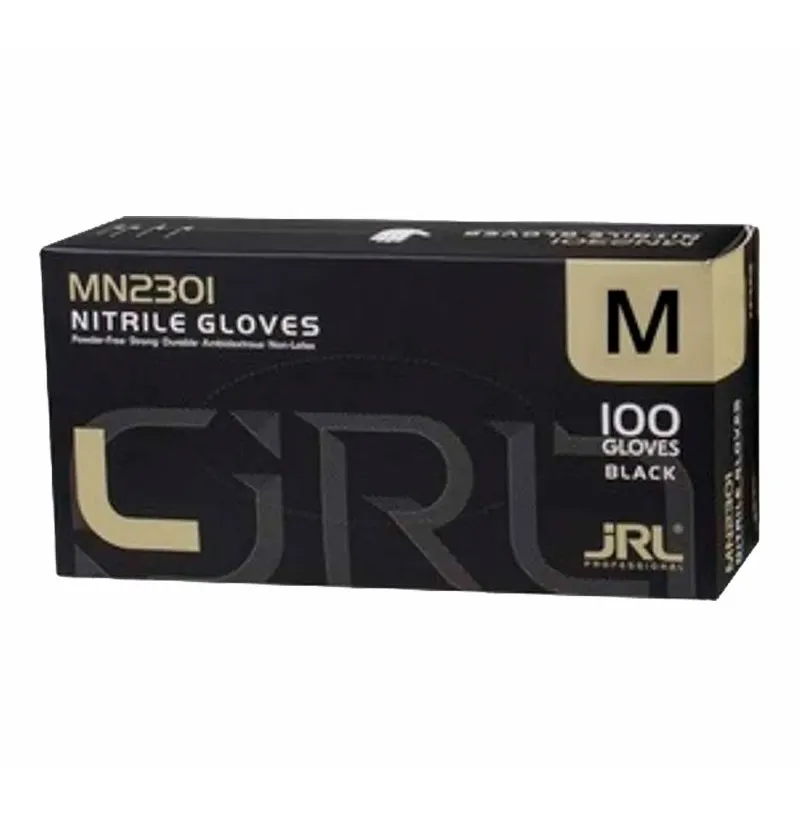 GUANTES NITRILO NEGROS TALLA M - JRL