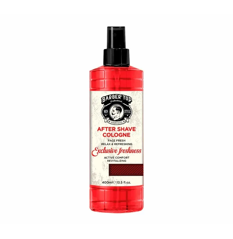 BARBER TOP AFTER SHAVE COLOGNE EXCLUSIVE FRESHNESS 400ML