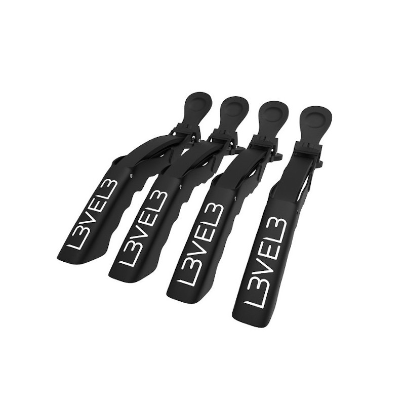 4 PINZAS COCODRILO CABELLO - L3VEL3