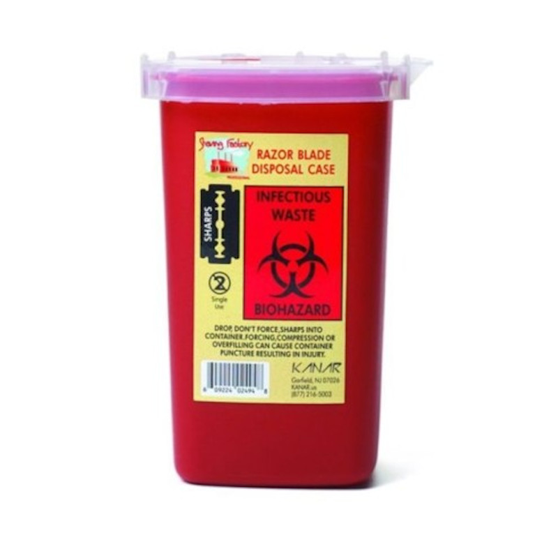 CONTENEDOR CUCHILLAS ROJO - CUTTHOR