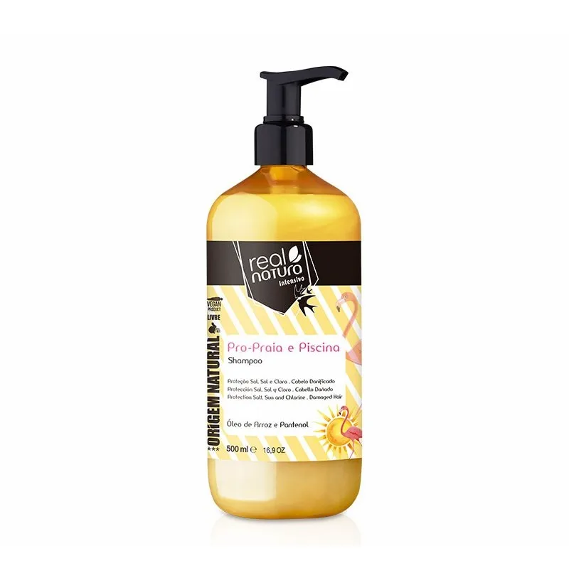 [31717] CHAMPU SIN SAL MAR Y PISCINA 500ML - REAL NATURA