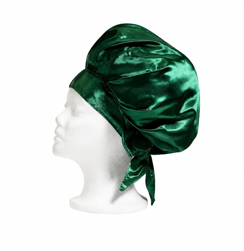 SATIN TIE BONNET ALL-IN-ONE BONNET + SCARF - CANTU