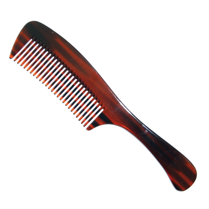 PEINE BATIDOR CONCHA DE ACETATO CON MANGO 18,2CM - EUROSTIL