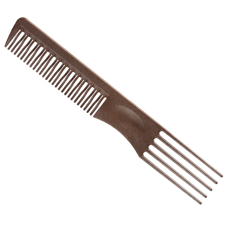 PEINE AHUECADOR CURVADO MADERA 19CM - EUROSTIL
