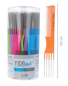 BOTE 60 PEINES COLORES MOD.1469 - EUROSTIL