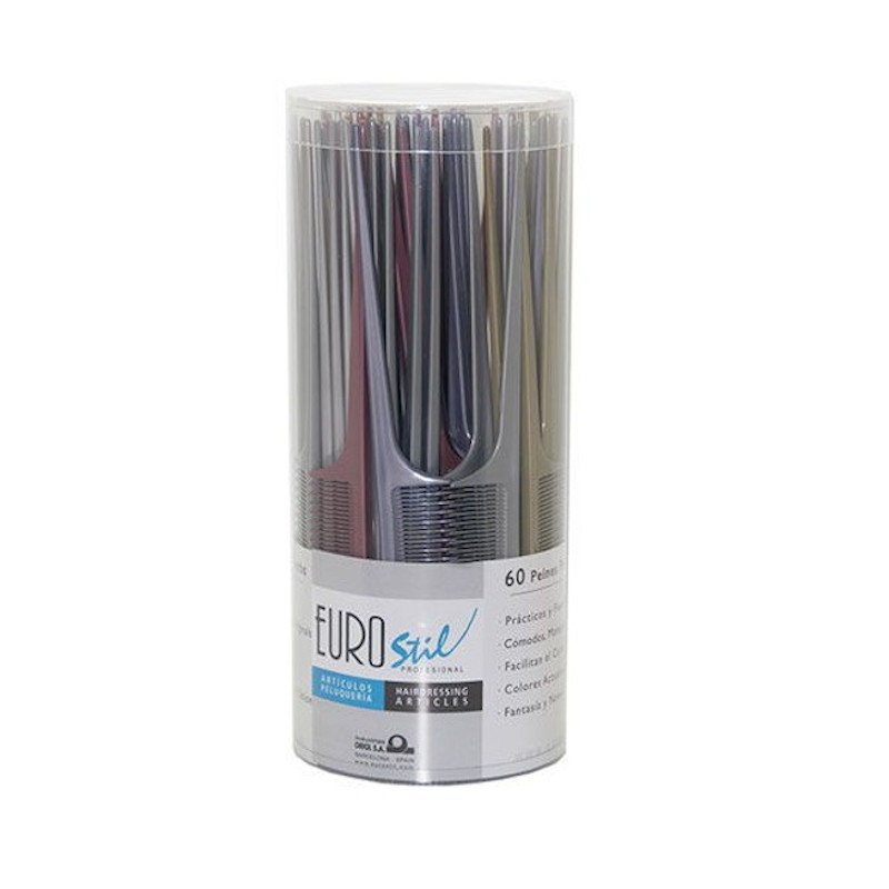 BOTE 60 PEINES METALIZADOS MOD.423 - EUROSTIL