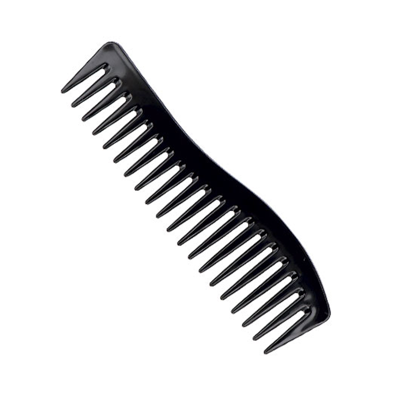 PEINE BATIDOR ONDULADO 18CM NEGRO - EUROSTIL