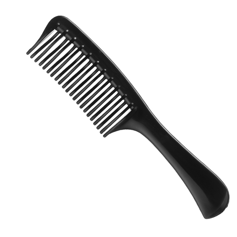 PEINE ESCARPIDOR PÚA CURVADA PEQUEÑA 17.5CM NEGRO - EUROSTIL
