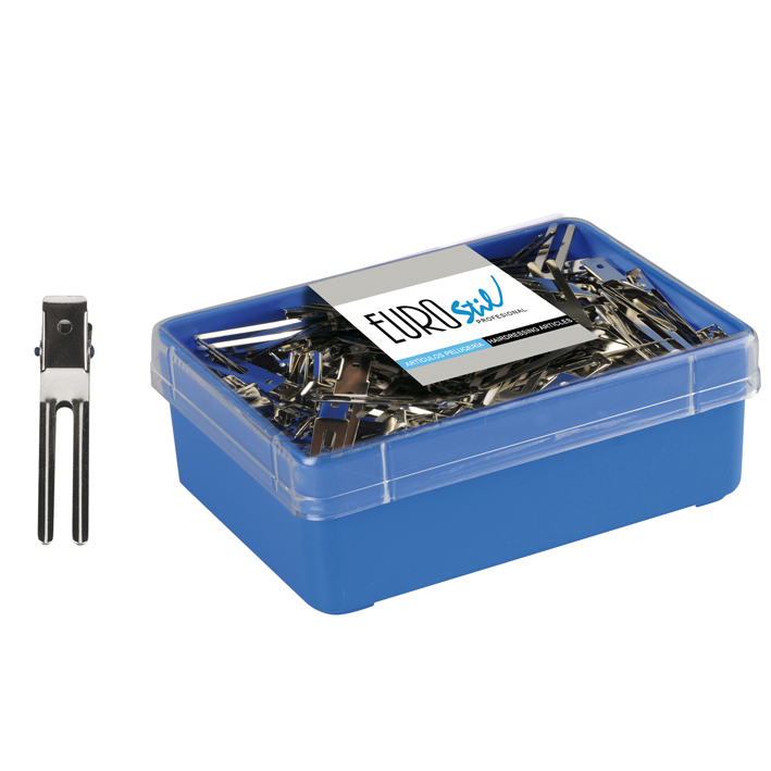 CAJA 120 PINZAS DOBLE PATA EUROSTIL - EUROSTIL