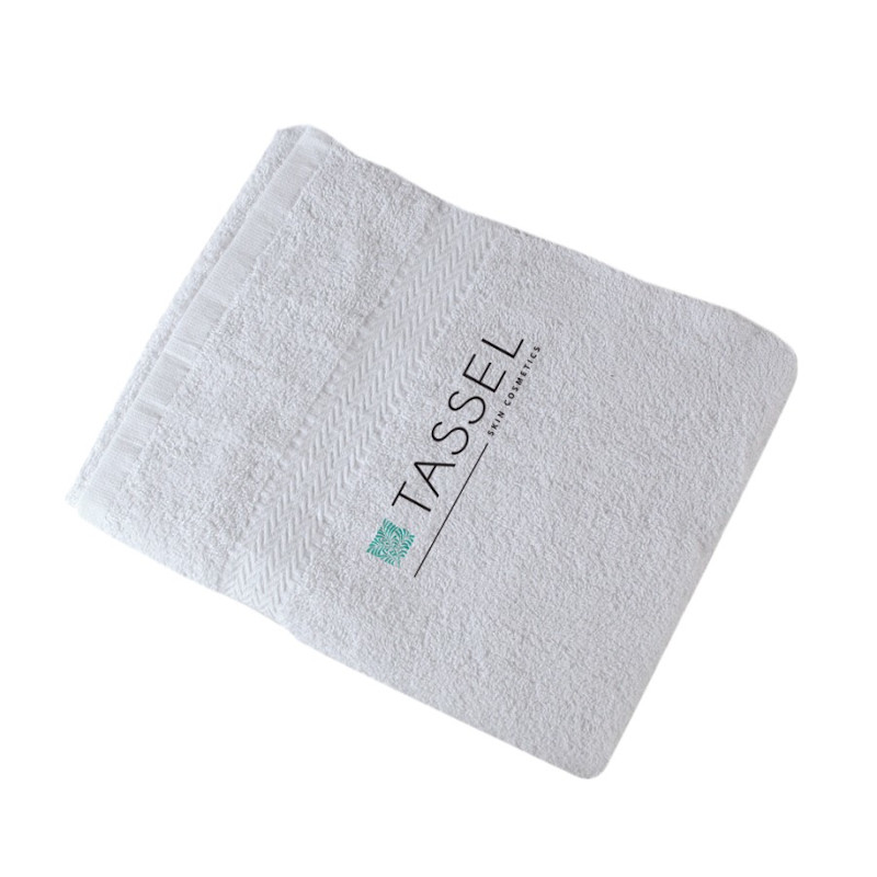 TOALLA 100% ALGODON 100X180 BLANCA - TASSEL