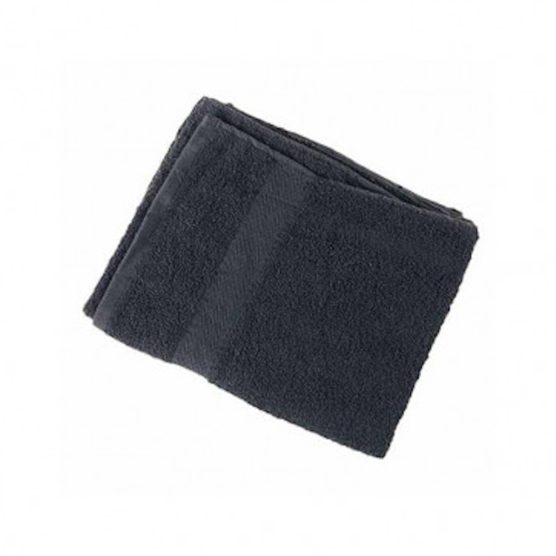 TOALLA 100% ALGODON 40X80CM NEGRA - EUROSTIL