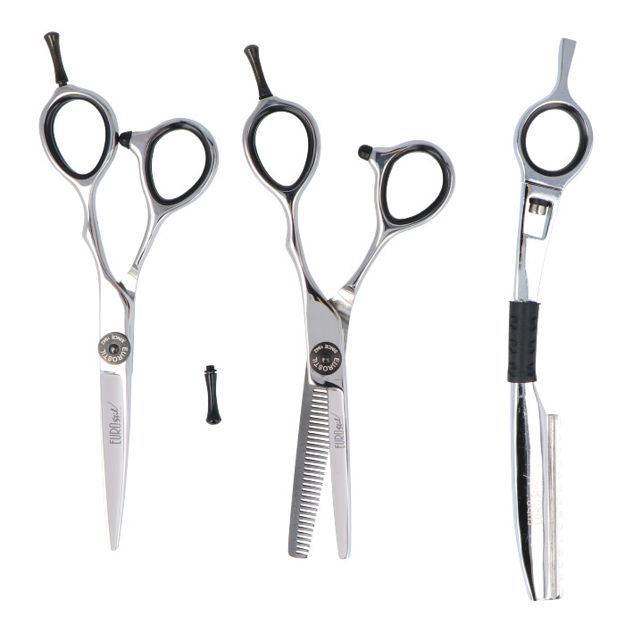 KIT CORTE ESTUDIANTE  2 TIJERAS + 1 NAVAJA - EUROSTIL