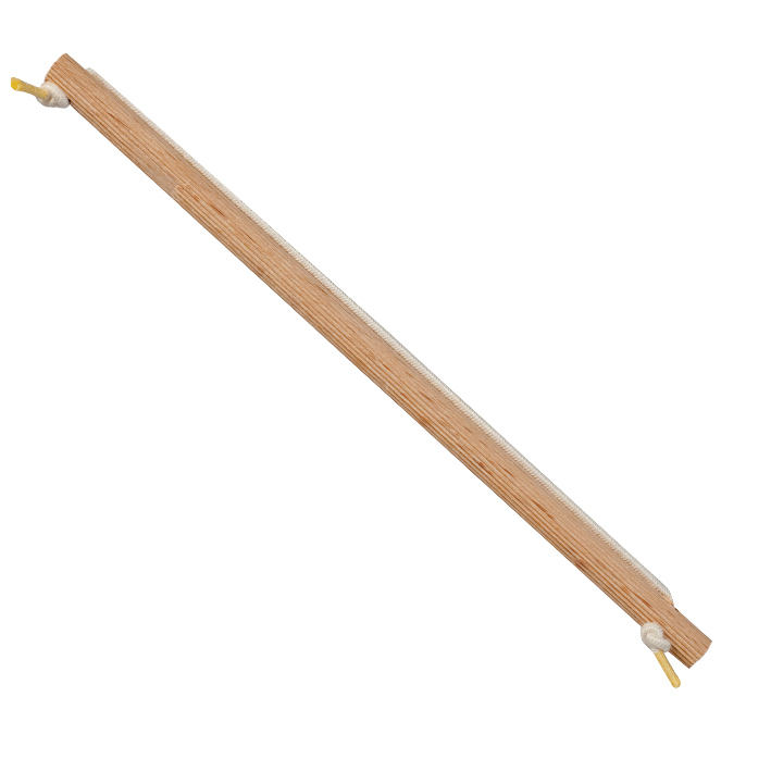 BOLSA 10 BIGUDIS MADERA ESTRIADA Ø6 - EUROSTIL