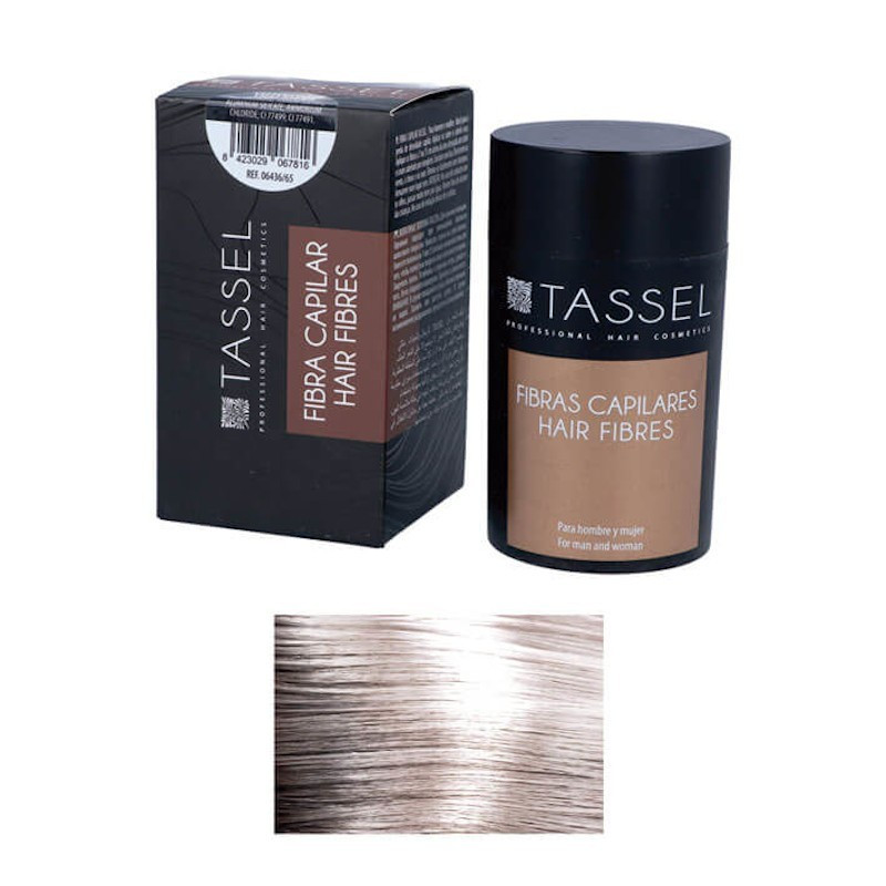 FIBRA CAPILAR GRIS CLARO 22G - TASSEL