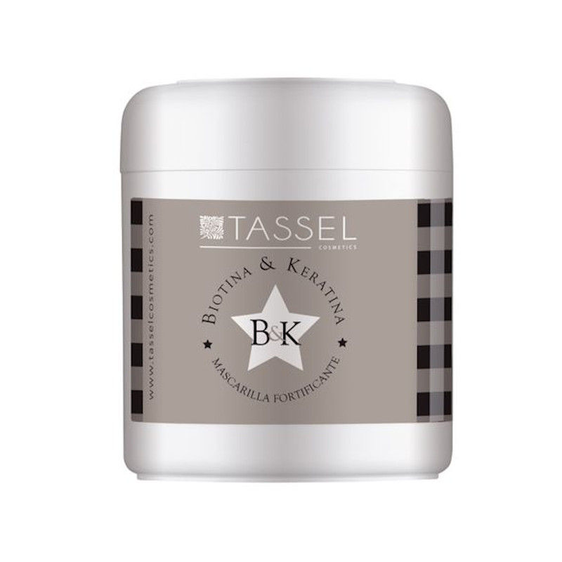 MASCARILLA CON KERATINA Y BIOTINA 500ML - TASSEL