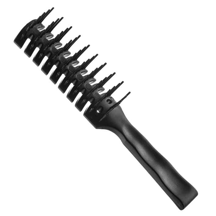 CEPILLO ESQUELETO PLASTICO GRANDE NEGRO - EUROSTIL