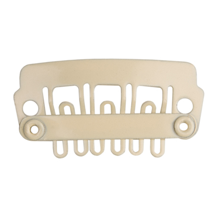 BOLSA 4 CLIPS EXTENSIONES 2,2CM PEQUEÑO RUBIO - EUROSTIL