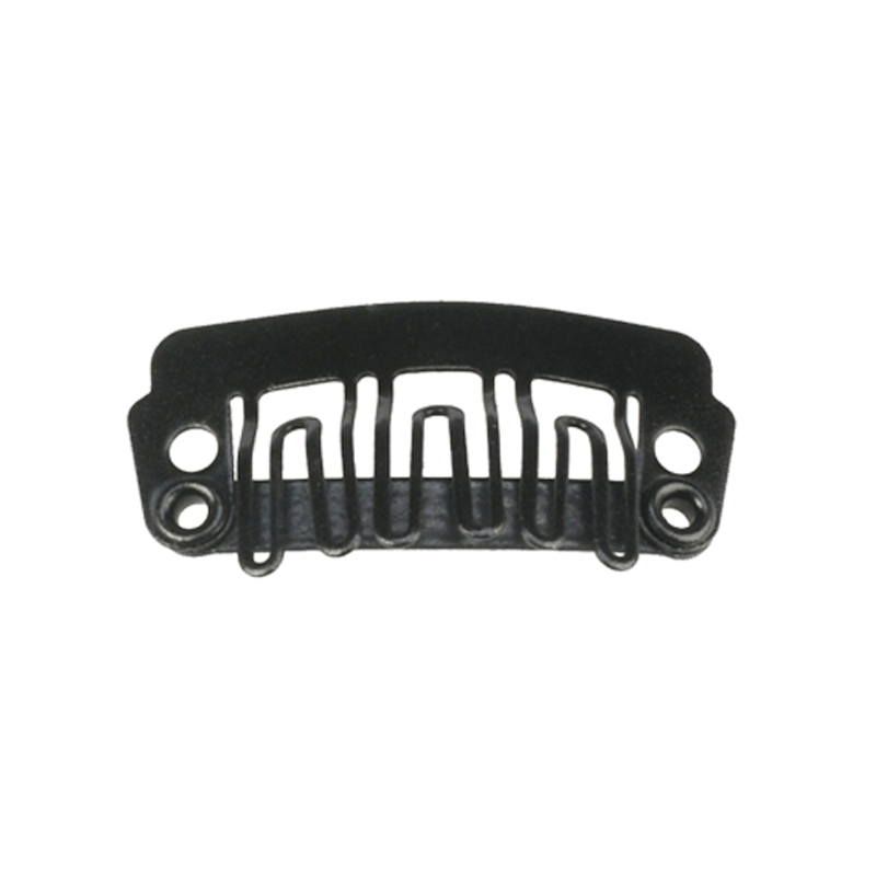 BOLSA 50 CLIPS EXTENSIONES 2,3CM NEGRO - EUROSTIL