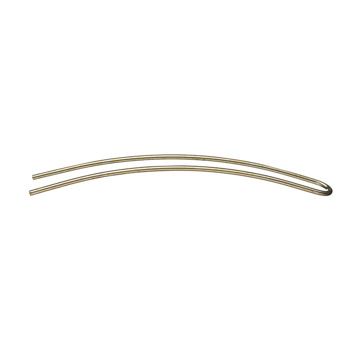 CAJA 75 HORQUILLAS BRONCE CURVA MOÑO LISA 95MM - EUROSTIL