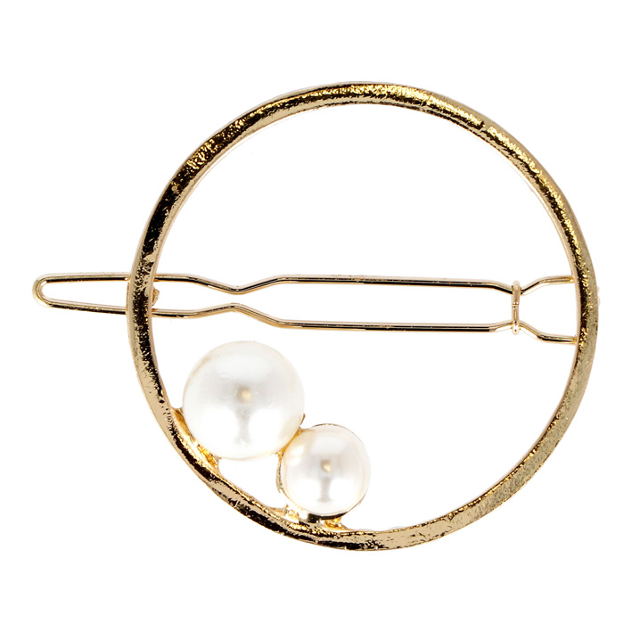 CLIP 2UD ARO DORADO CON PERLAS - EUROSTIL
