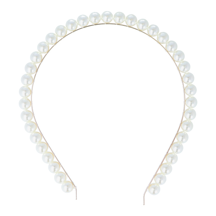 DIADEMA 2UD DORADA CON PERLAS - EUROSTIL