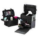 MALETA DOBLE NYLON NEGRA - EUROSTIL