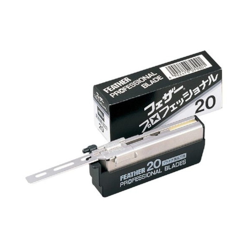 DISPENSADOR 20 CUCHILLAS PROFESIONAL PB-20 - FEATHER