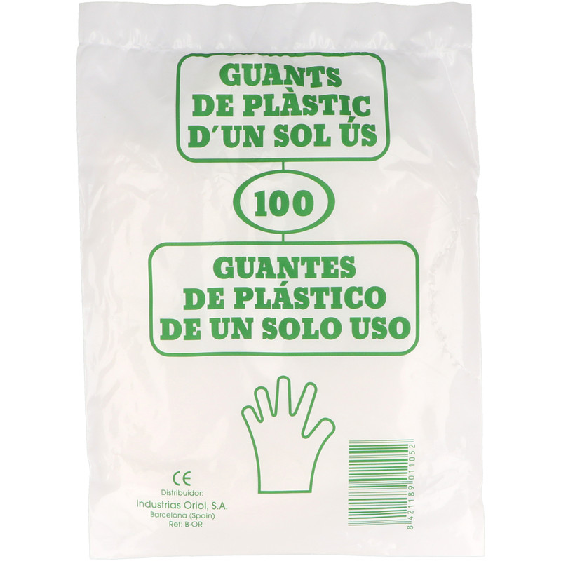 BOLSAS 100 GUANTES UN SOLO USO - EUROSTIL