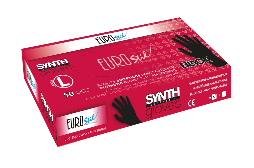 CAJA 50 GUANTES TALLA L SINTETICOS - EUROSTIL