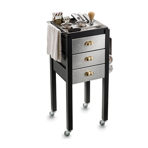 CARRITO BARBERO MADERA Y METAL - EUROSTIL
