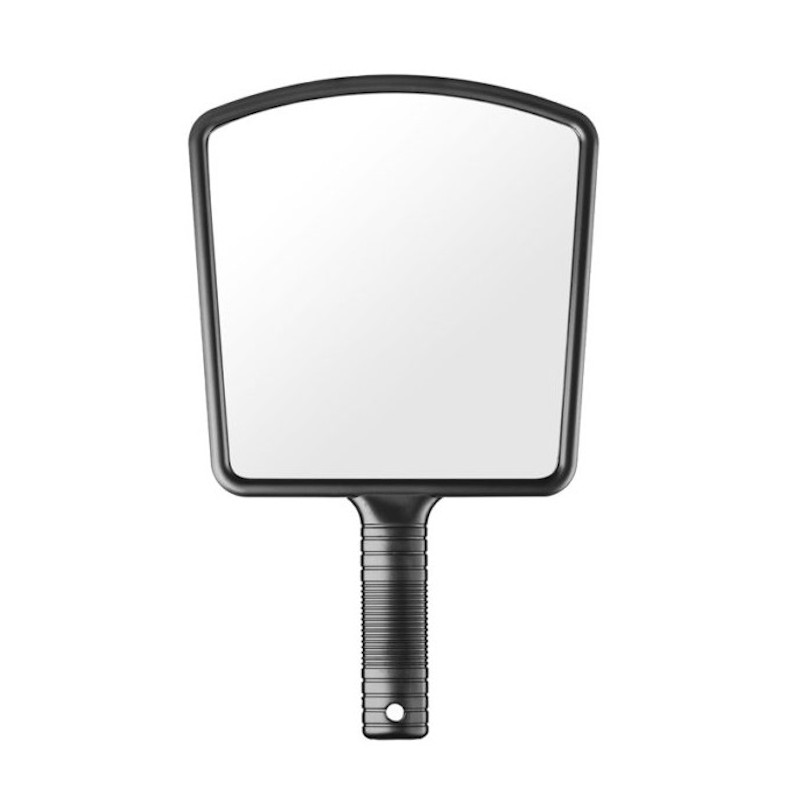 ESPEJO DE MANO NEGRO 37cm - EUROSTIL